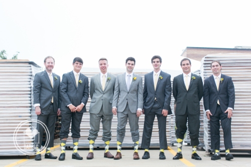 grey suit groomsmen